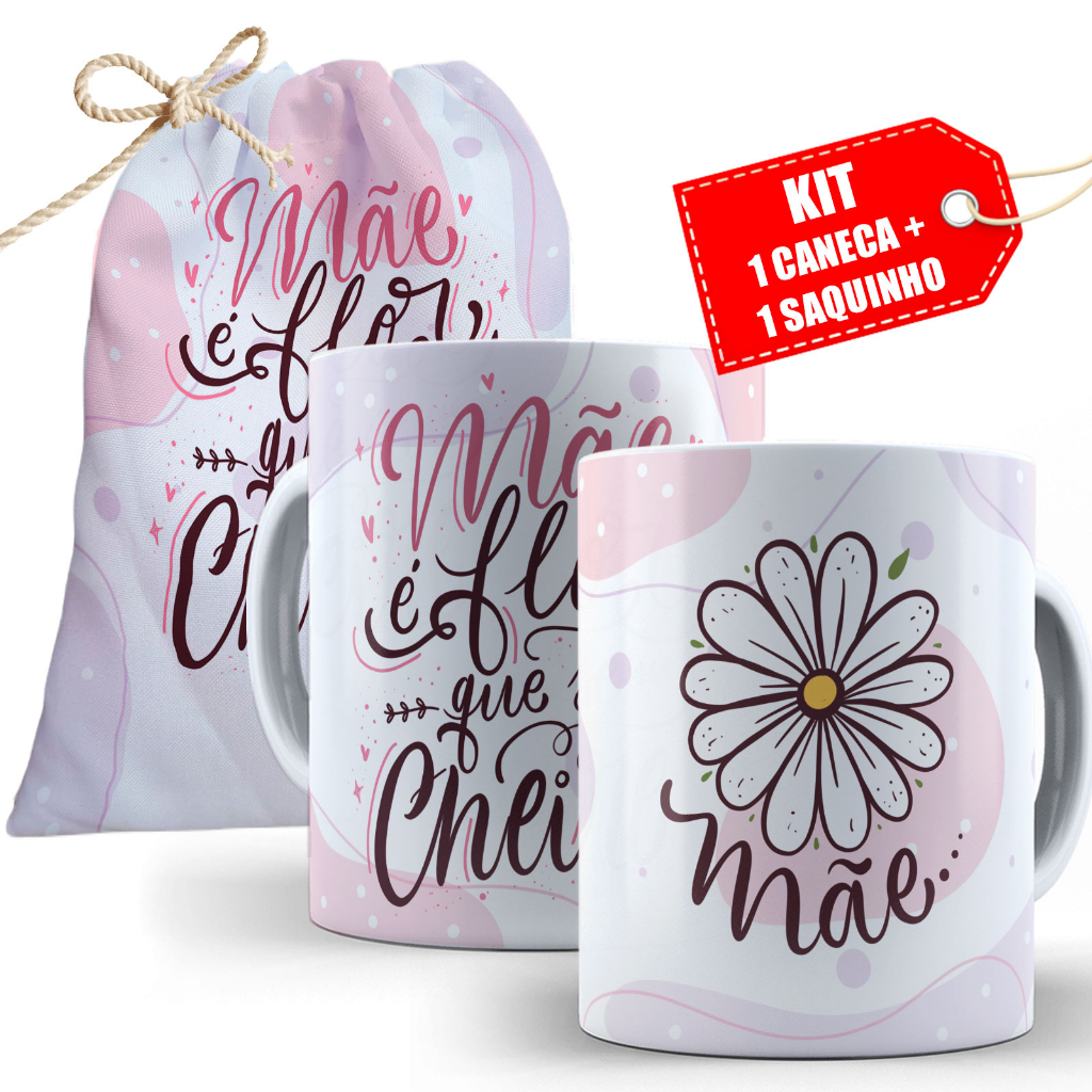 Dia Das Mães Presente - Kit Saquinho Embalagens Lembrança Personalizado Lembrancinhas