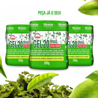 3und Gel Massageador 20 Ervas 200g - Extra Forte