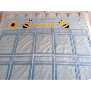 Painel escolar para atividades dos alunos A4 decoração da sala de aula de tecido em Oferta na Shopee