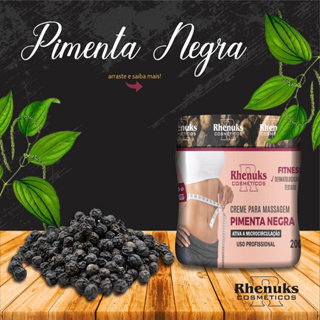 Gel Redutor Pimenta Negra 200g Estrias, Celulite em Oferta na Shopee