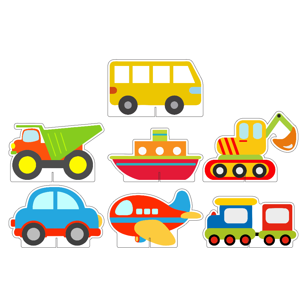 Kit Display De Mesa Festa Infantil Meios de Transporte em Oferta na Shopee