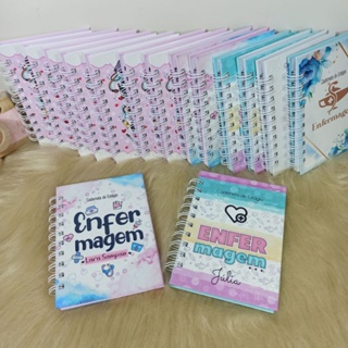 Manual de Bolso Enfermagem Caderno Caderneta Para Enfermagem 10x15cm cabe no bolso em Oferta na Shopee