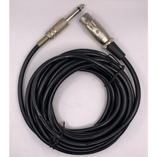 Cabo para microfone XLR P10 Mono - 5 metros
