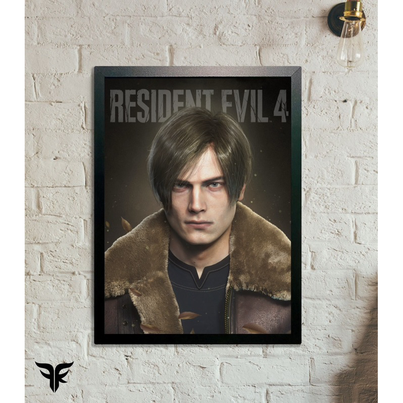 Quadro Resident Evil 4 (Leon Kennedy)