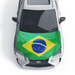 Bandeira Do Brasil Para Capô De Carro E Camionete Unidade