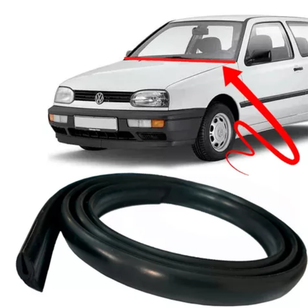 Borracha Acabamento Churrasqueira Parabrisa Golf Mk3 Gti