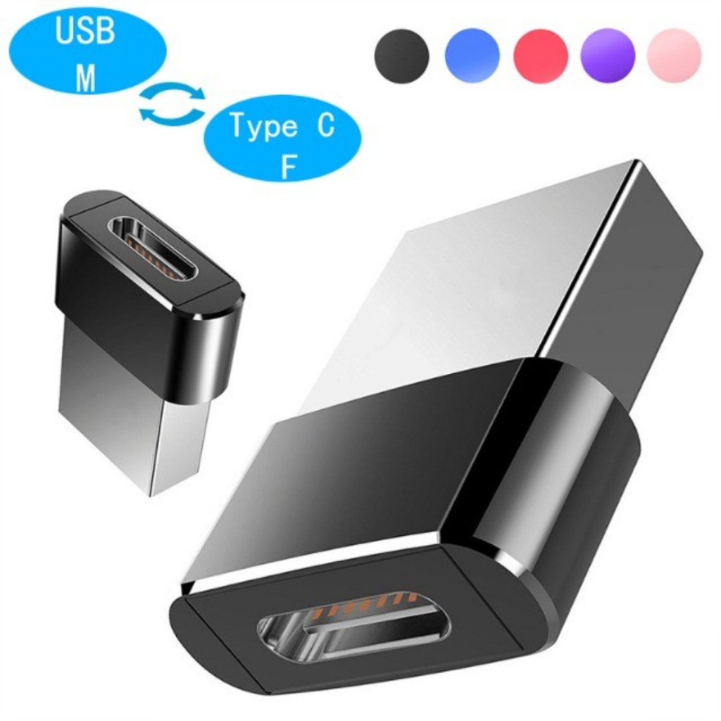 Adaptador Conector Tipo C para USB 3.0 OTG Conversor Macho USB-C Adaptador USB Tipo C para USB