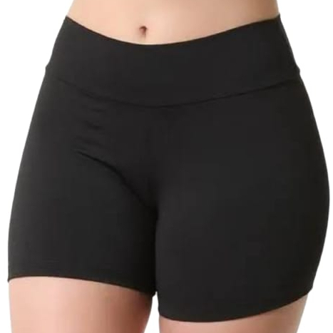 Shorts Feminino Fitness  P ao GG Cós Alto Bermuda de Academia Ginástica Caminhada Verão