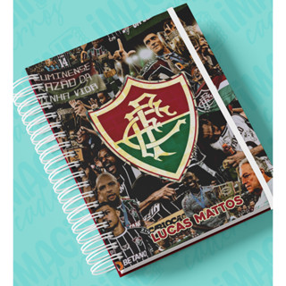 Caderno personalizado com nome Fluminense