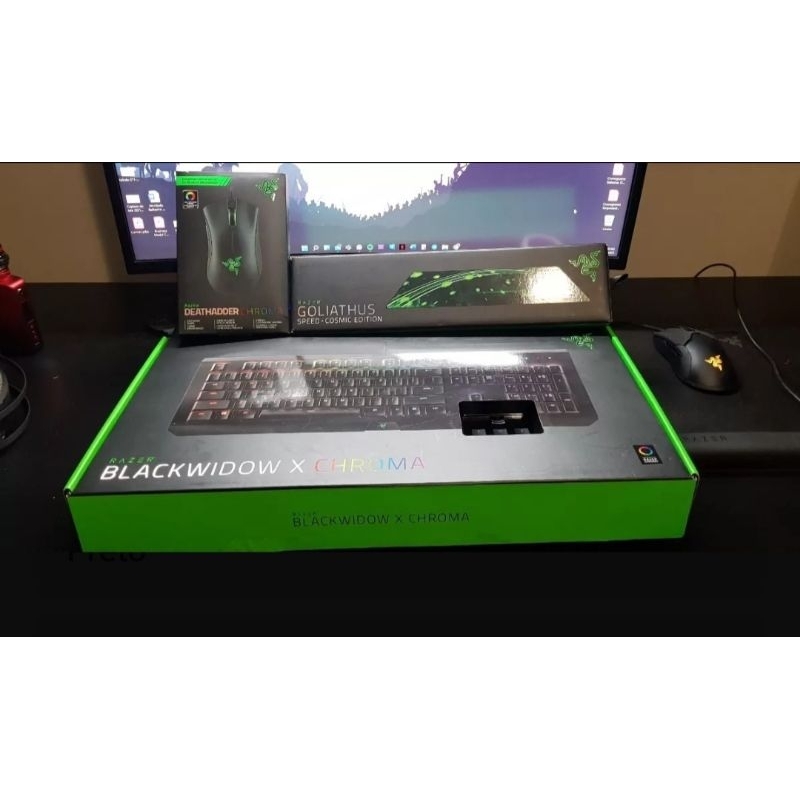 Kit Razer Com Teclado, Mouse E Mouse Pad