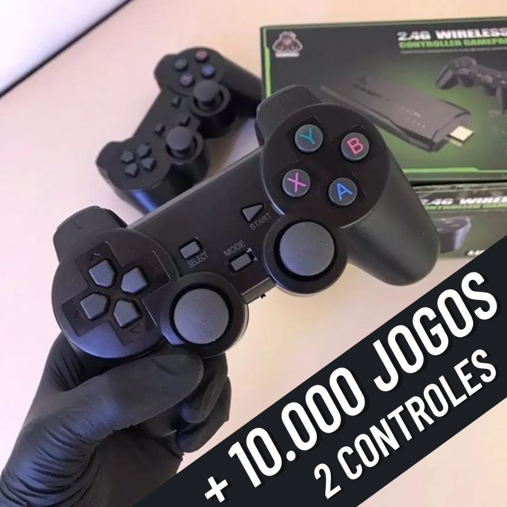 Video Game Retro Console Retro 10.000 Jogos HDMI 4K 2 Controles 64GB  Console Portátil