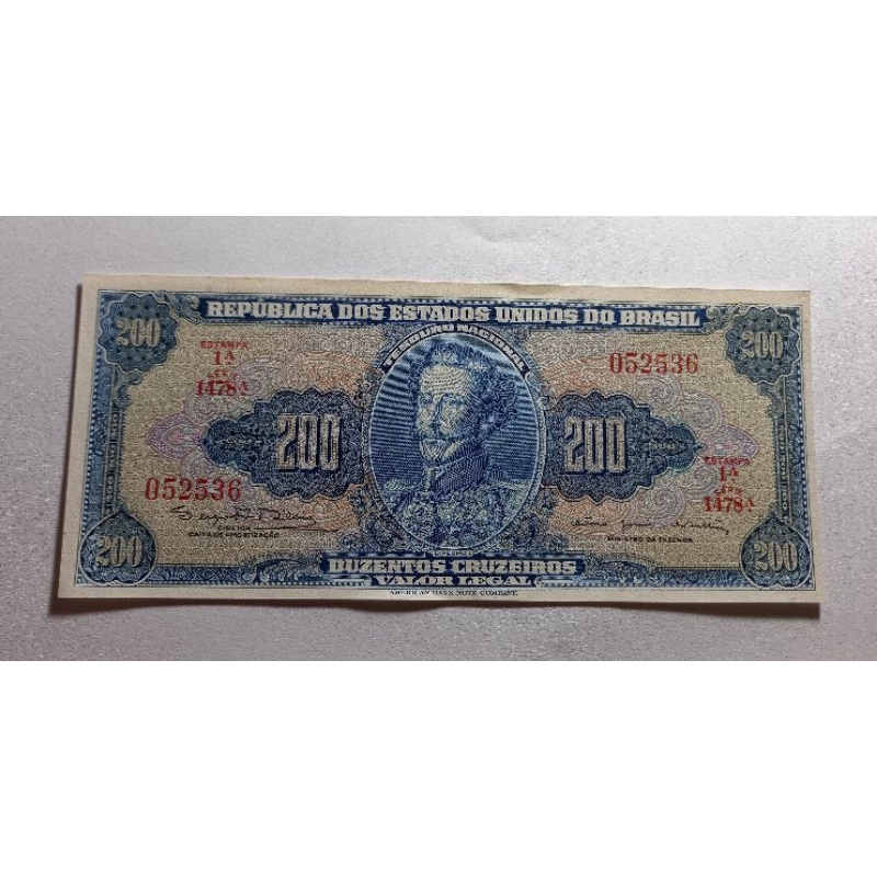 C 043*  - 200 Cruzeiros 1964 - Elimatec Moedas Antigas.