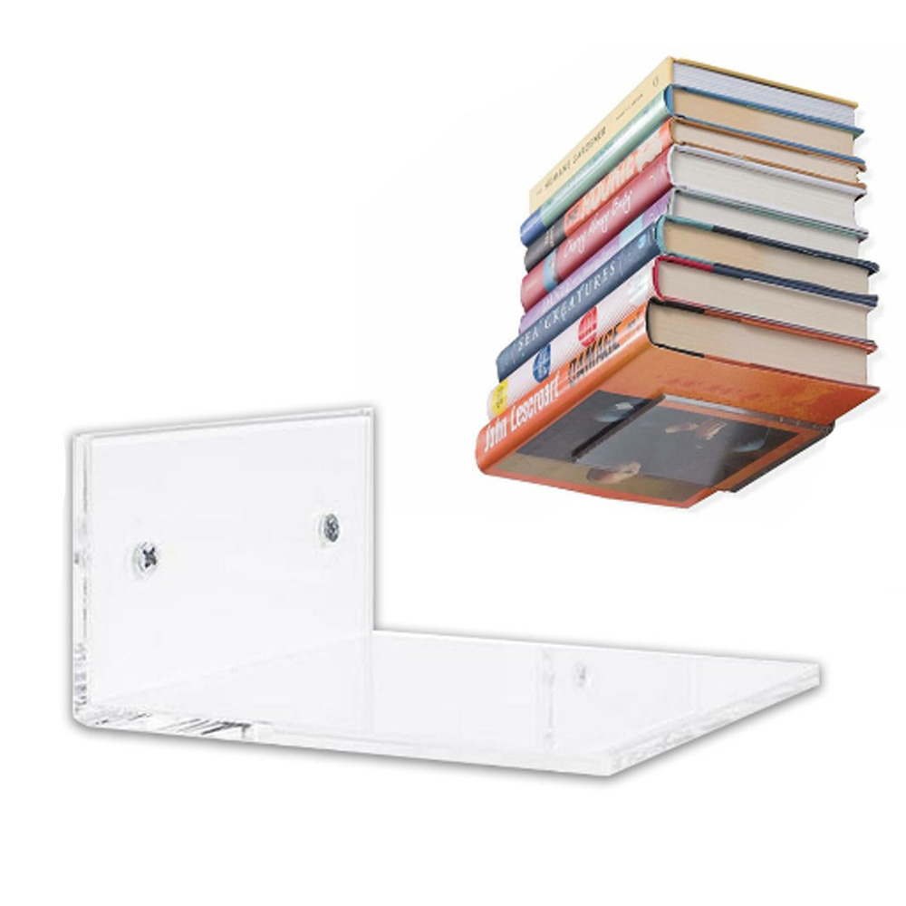 Suporte de Livros Invisível Bibliocanto Parede Estante Nicho Decortivo em Oferta na Shopee