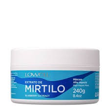 Máscara Lowell Extrato De Mirtilo Alto Impacto 240g