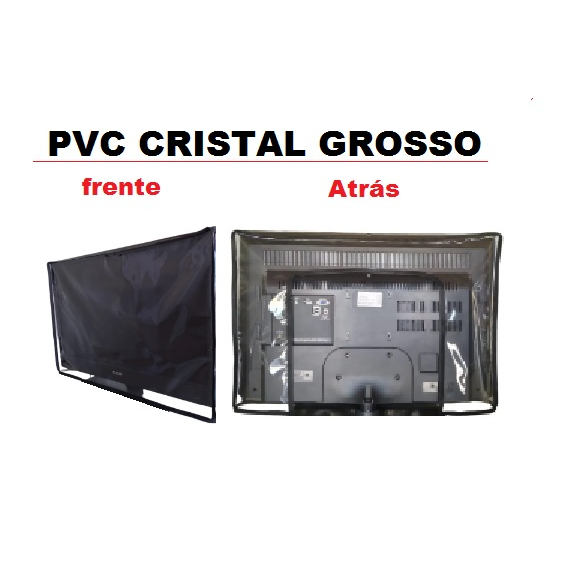 capa tv led aberto parede suport  pvc master 0,20 mm