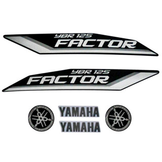 Kit Faixa Adesivo Completo Factor 125 2009 A 2014 Cores