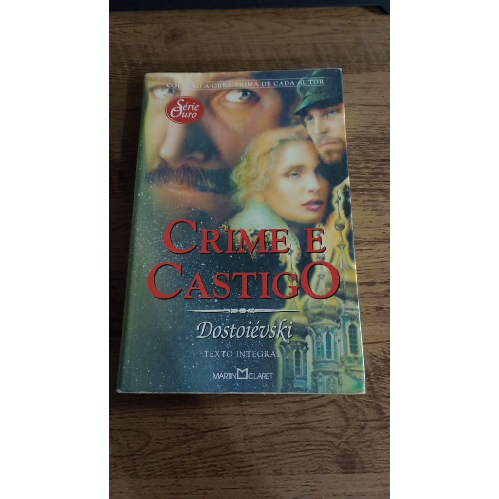 Livro Crime e Castigo Dostoiévski