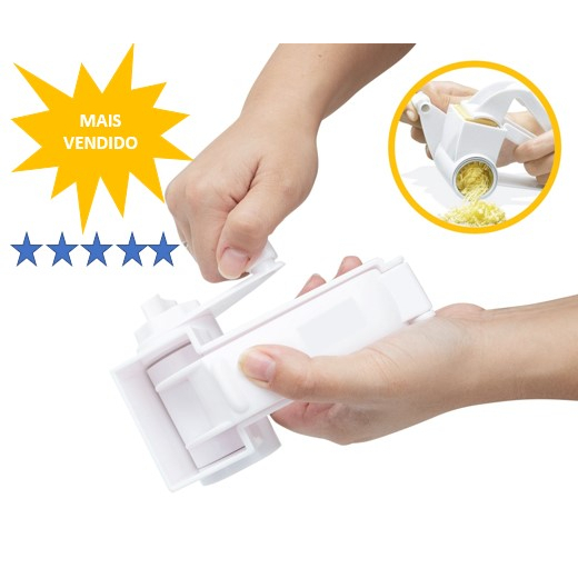 Ralador De Queijo Manual Com Manivela Unyhome Ótima Qualidade
