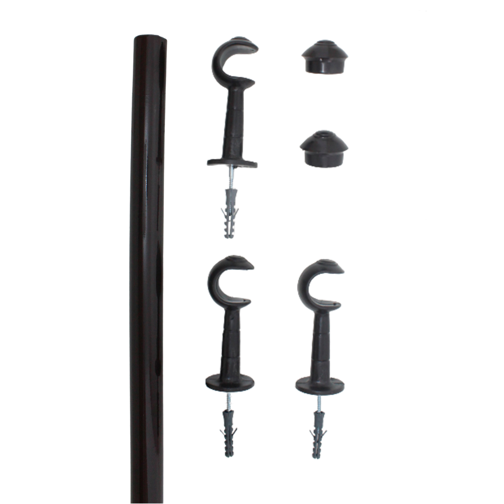 Varão de Cortina 2,80 Metros 19mm em Oferta na Shopee