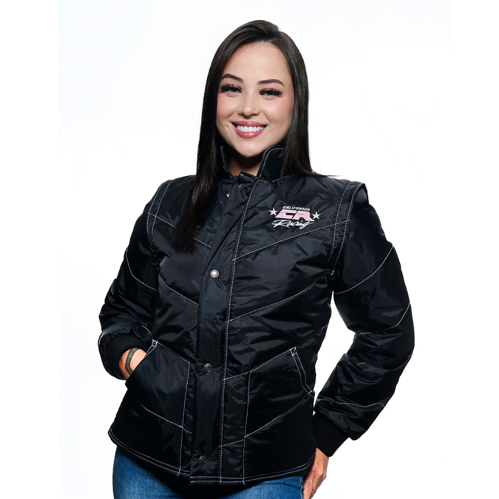Jaqueta California Racing Life Feminino em Oferta na Shopee