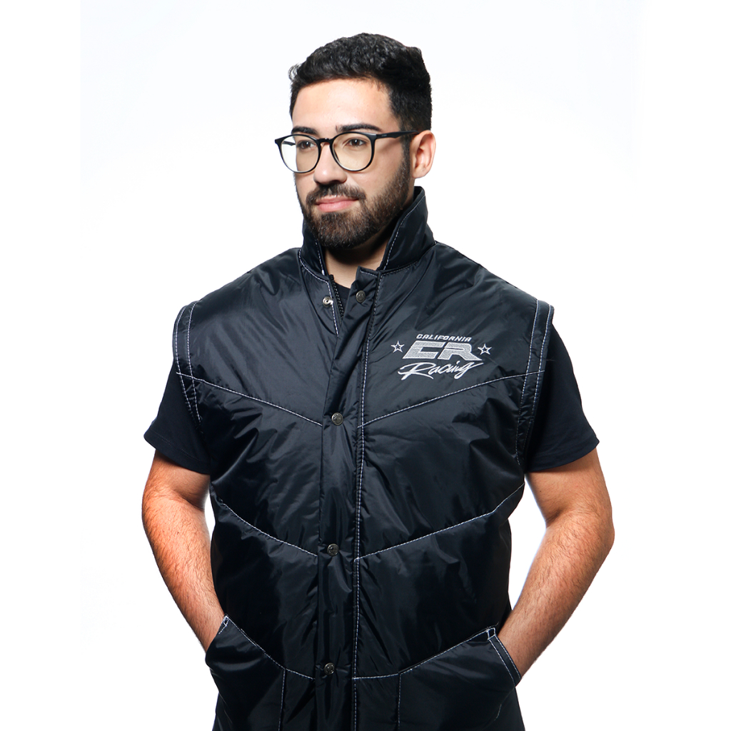 Jaqueta California Racing Life - CINZA / AMARELO — imagem 2 de 2