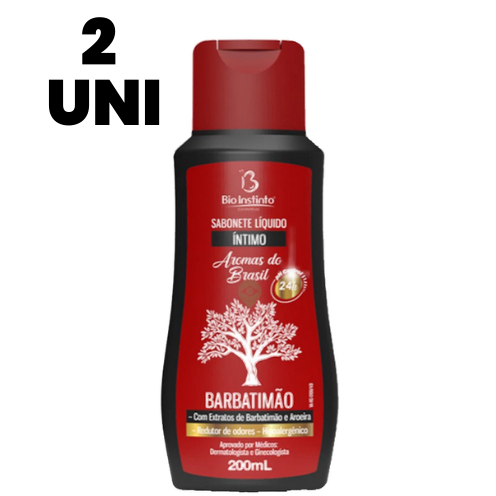 02Un Sabonete Barbatimão 200ml - Bio Instinto