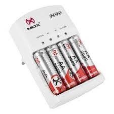 Carregador De Pilhas e Baterias AA/ AAA / 9V