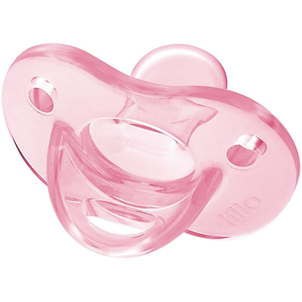Chupeta Soft Calming Silicone Simétrico Tam.1 Rosa - Lillo em Oferta na Shopee