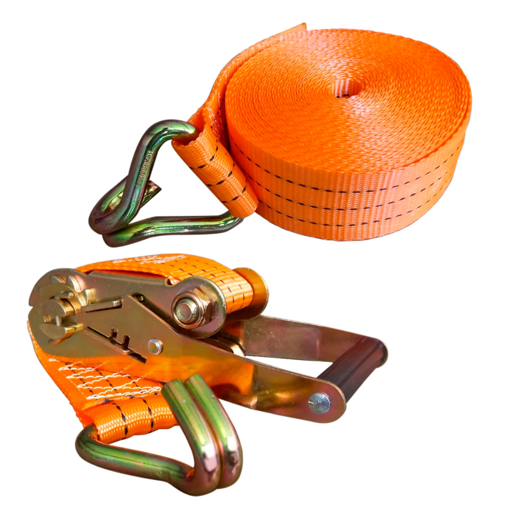 Kit Cinta Laranja Amarrar Carga Catraca 3 Toneladas Cinta 9m Caminhão Carreta Implementos Caçamba em Oferta na Shopee