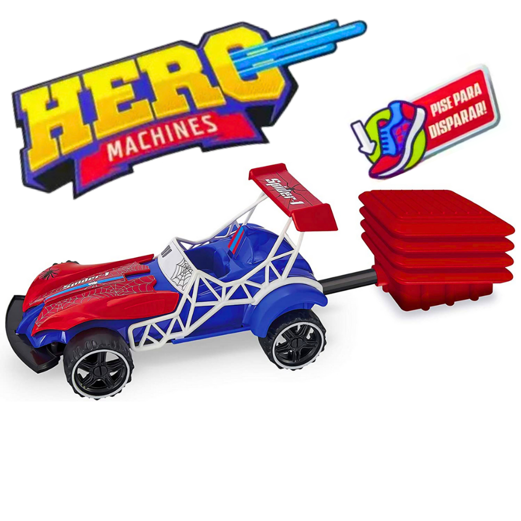 Super Carro Lançador Personagens Hulk Homem De Ferro H-Aranha Hero Machine Brinquedo Infantil Meninos