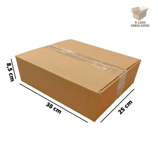 25 unidades de caixas de papelão 30x25x8,5 modelo maleta em Oferta na Shopee