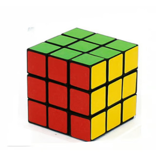 Brinquedo em Plástico Cubo Mágico Dado de Montar Colorido