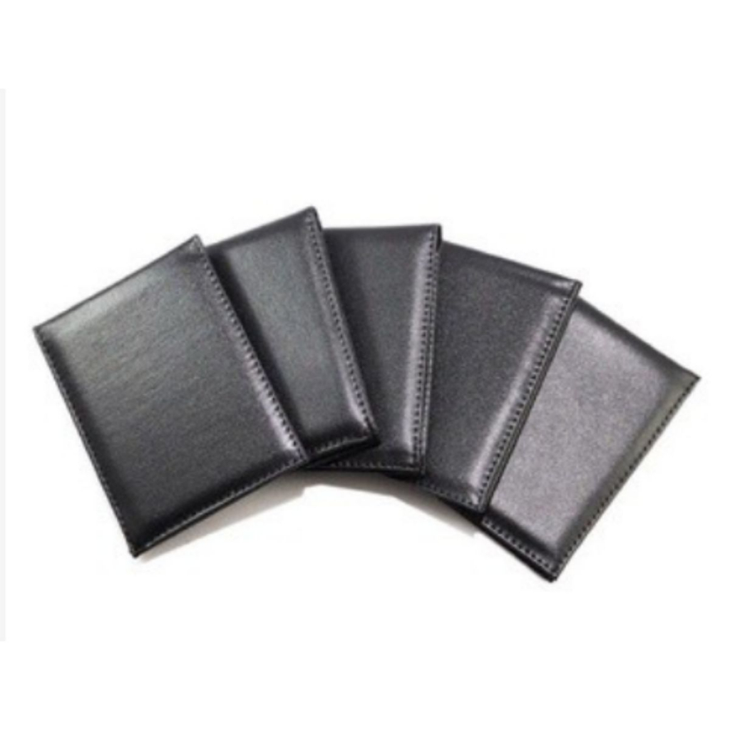 15 Unidades de Carteira Slim Unissex Preta