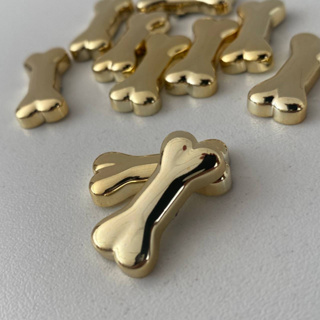 Aplique Dourado Osso 2,5cm - pacote com 10 Unid Ou Mais Cod:200442 em Oferta na Shopee