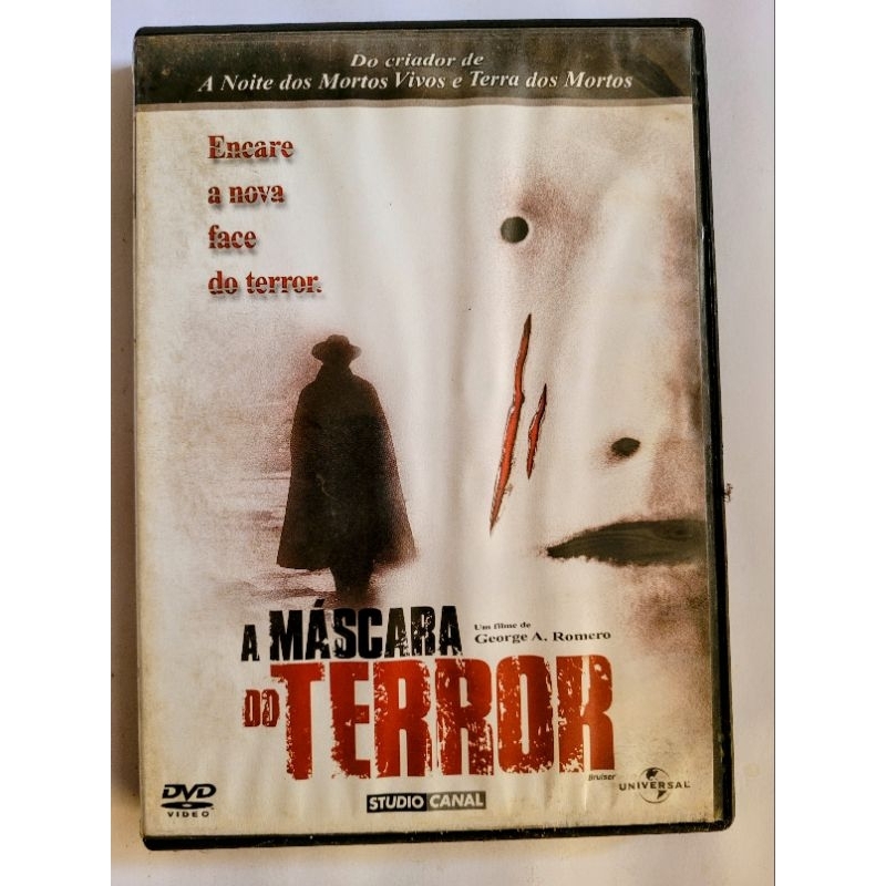 DVD A MÁSCARA FO TERROR GEORGE A.ROMERO ORIGINAL