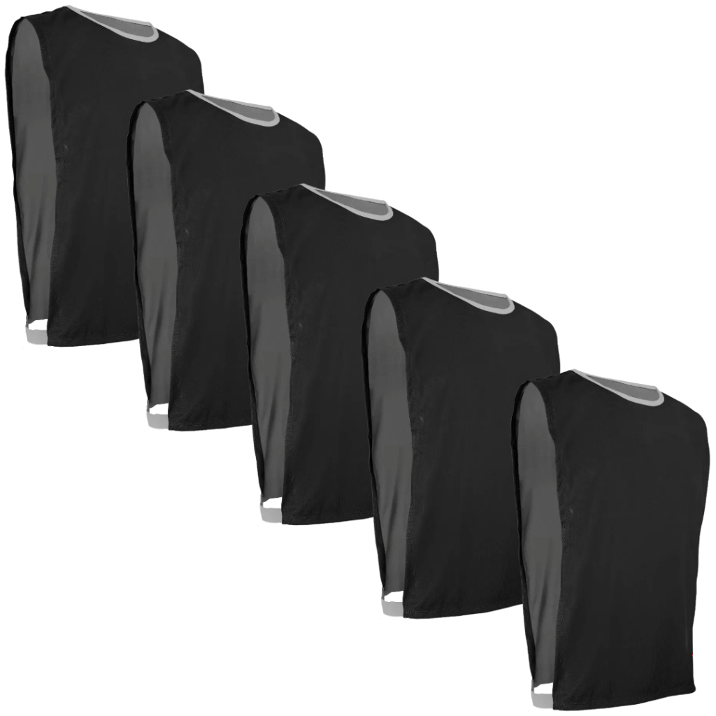 Kit 5 Colete de Futebol Esportivo Dry