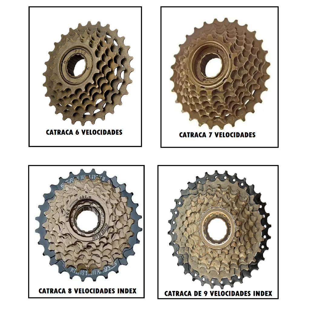 Catraca Roda Livre 6 7 8 e 9 velocidades