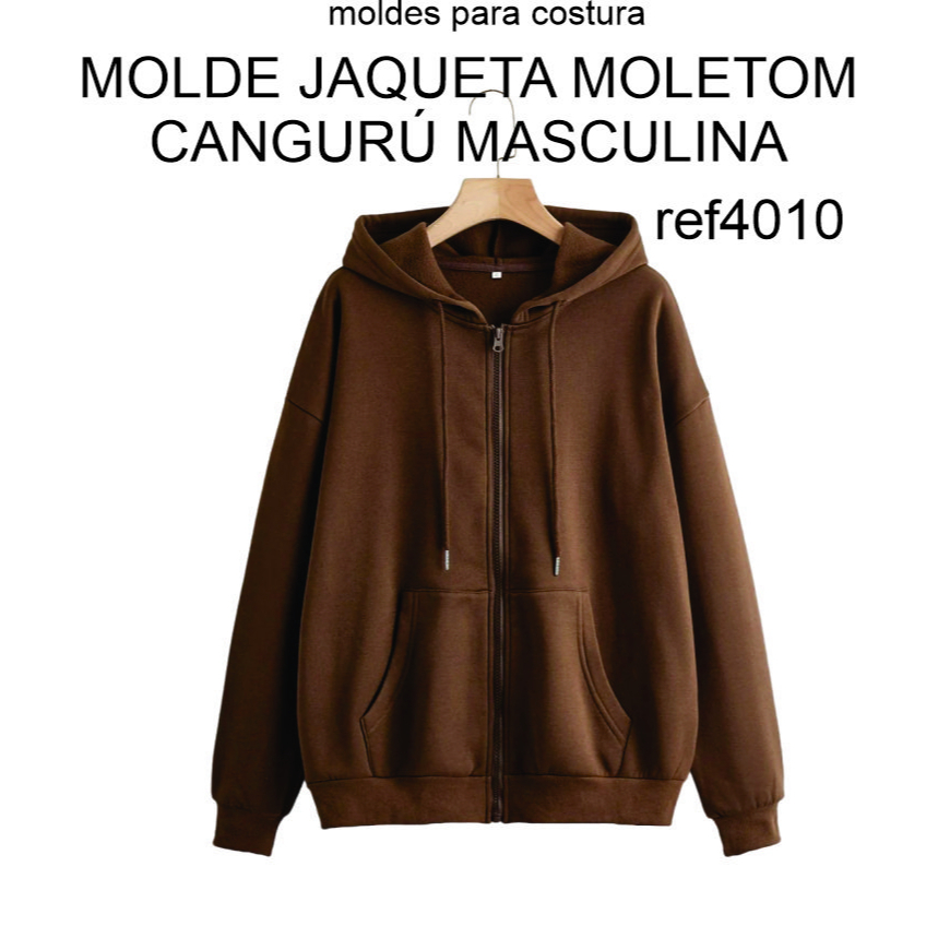 MOLDE PARA COSTURA JAQUETA MASCULINA REF4010