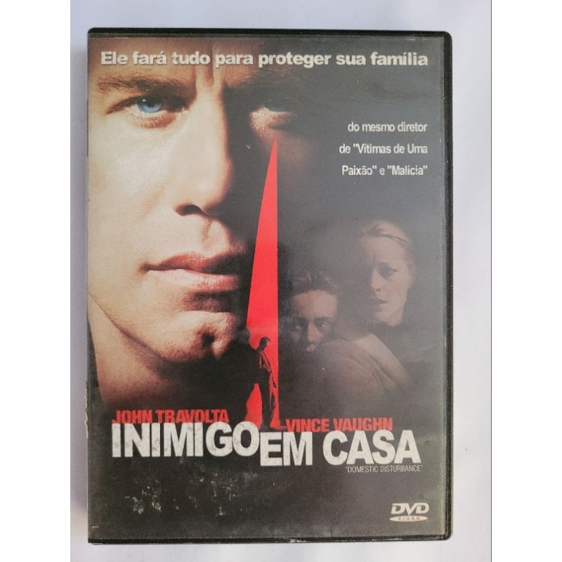 DVD INIMIGO EM CASA JONH TRAVOLTA ORIGINAL