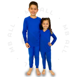Conjunto Infantil Térmico Comfort Segunda Pele Proteção 50UV Futebol Escola Vôlei Pijama Fantasia