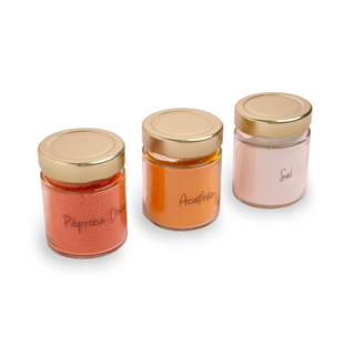 Kit Porta Temperos 6 potes de vidro com 32 Adesivos de Temperos em Oferta na Shopee