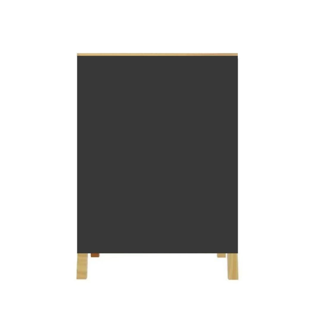 Cavalete Calçada Cardápio Lousa Preta 70x50cm Moldura Natural Gv Office