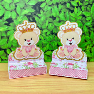 Porta Bis Duplo Ursinha Princesa 10 unidades