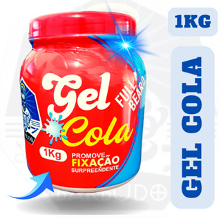 Gel Cola Capilar Modelador E Fixador 1kg Santo Barbudo Original