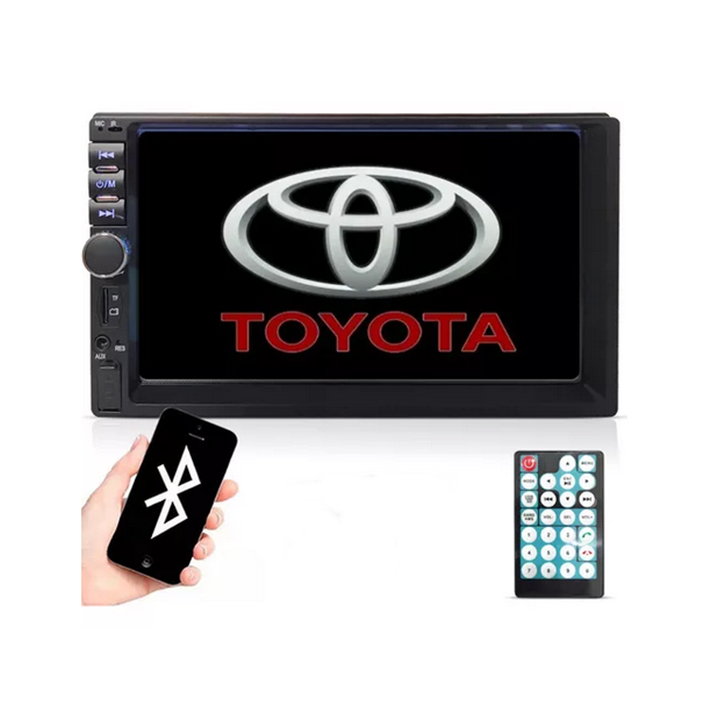 Central Multimidia Mp5 Toyota Espelha Android serve na Toyota Corolla Filder Hillux Toyota SW4 RAV4 Etios Hatch Sedan