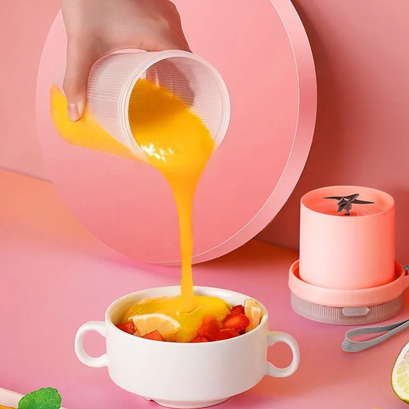 Mini Liquidificador Portátil Copo Mixer 300ml Recarregável Para Shakes Juice Juicer Mixer De Bebidas