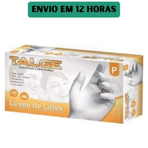 Luva Latex Procedimento Com Pó - PP, P, M e G 100 unidades