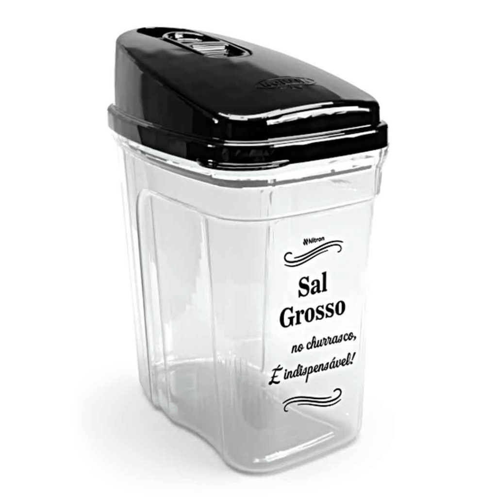 Saleiro Com Tampa 836 Ml Nitron - Home & Living