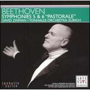 Beethoven: Symphonies 5 & 6 ("Pastorale") by Zurich Tonhalle Orchestra - audio cd