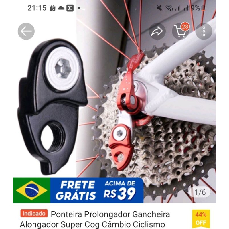 prolongador de gancheira todos os modelos